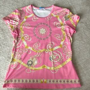 J. McLaughlin Catalina Cloth Short Sleeve Top